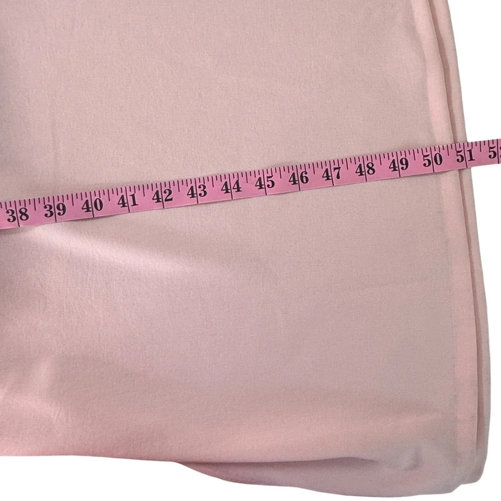 Lululemon Pink Sleeveless V Neck Midi Dress‎ Slits Athleisure Women's Large